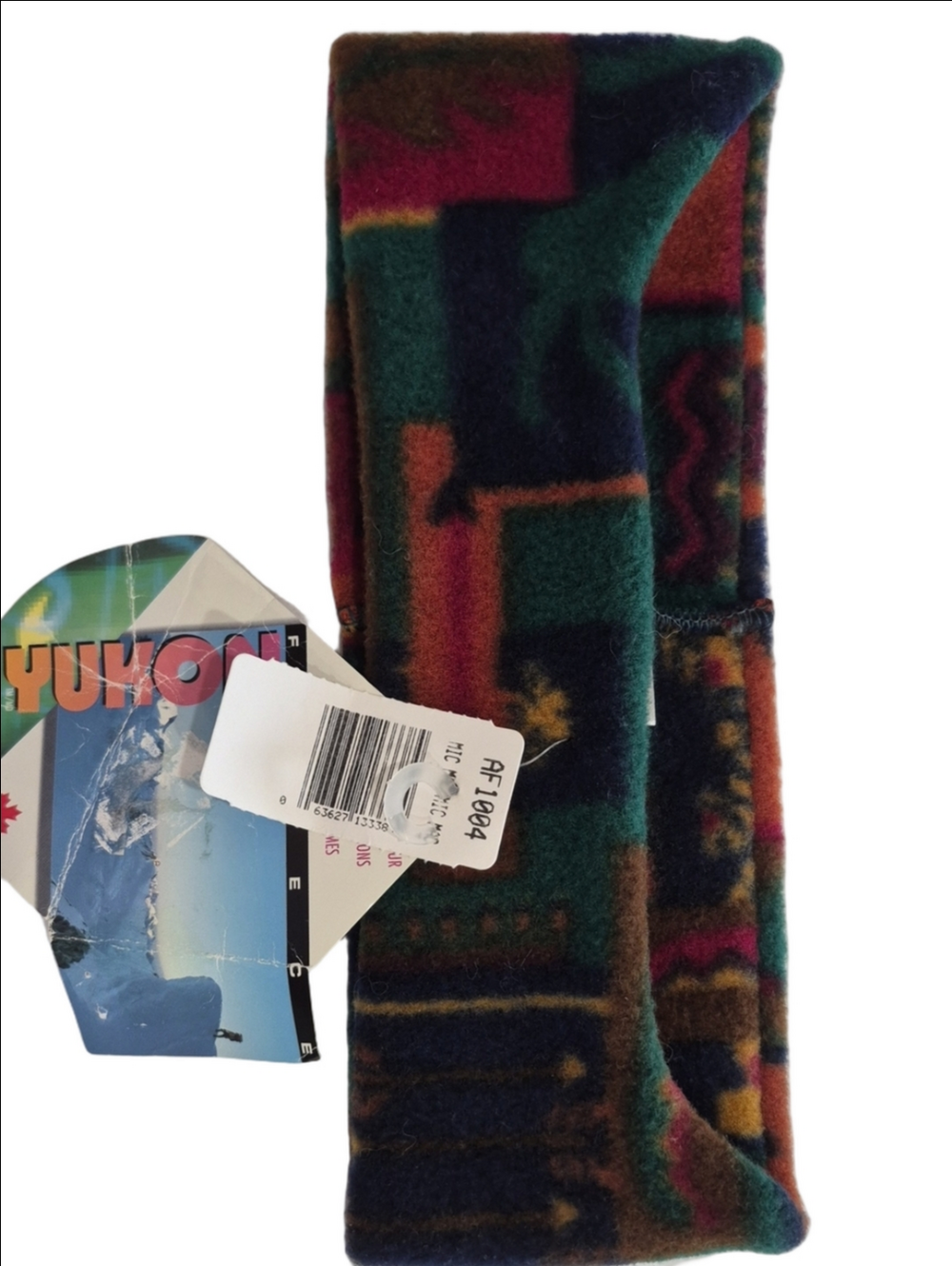 VTG 90s Terra Mode Yukon Fleece Southwestern Geometric Headband Ear Warmer NWT